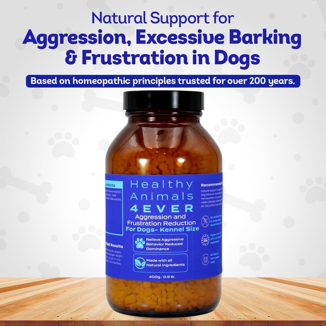 HA4E - Calming Tablets for Stressed and Aggressive Dogs - Reduce Dog Aggression & Promote Relaxation - All-Natural, Homeopathic Remedy - Tablets, Kennel Size (Extra Large) - Image 2