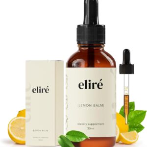Organic Lemon Balm Drops (10:1) β Gentle Daily Calm and Everyday Tension Relief β Evening Wind-Down and After-Meal Digestive Comfort β Alcohol-Free, 3 Ingredients β Organic, Kosher, Non-GMO β 1 fl oz