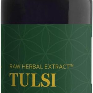 Global Healing Center - Organic Tulsi (Holy Basil Leaf Extract) Vegan Liquid Supplement Drops (Organic Basil) - Bioavailable Herb for Normal Stress Response, Natural Energy & Immune Support