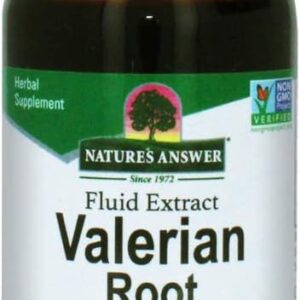 Nature's Answer Valerian Root 2 Ounce Extract - Alcohol-Free, Gluten Free, Kosher, Non-GMO, Made in USA - Calming & Relaxation Support - Valerian Root for Sleep, Rest Aid