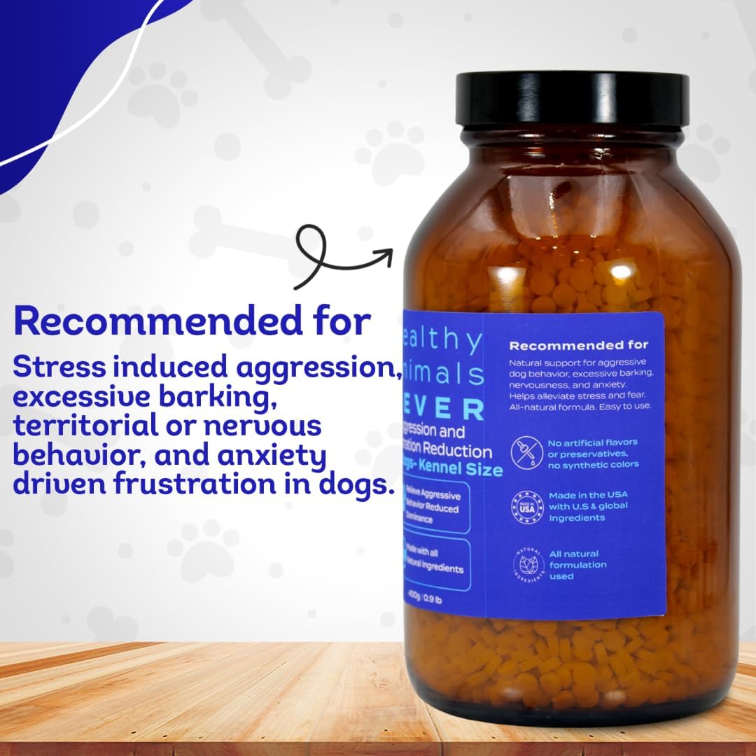 HA4E - Calming Tablets for Stressed and Aggressive Dogs - Reduce Dog Aggression & Promote Relaxation - All-Natural, Homeopathic Remedy - Tablets, Kennel Size (Extra Large) - Image 6