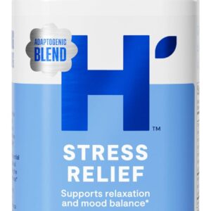 Habit Stress Relief Supplement (60 Capsules) - New Look, Supports Relaxation & Mood Balance, Vitamin B, Adaptogens, Lemon Balm, Calming, Vegan, Non-GMO (1 Pack)