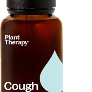 Plant Therapy Organic Cough Relief Tincture 30 mL (1 oz) Naturally Soothes & Cools Irritated Throats, Supports Easier Breathing & Cough Relief, Organic Glycerin-Based Tincture Blend