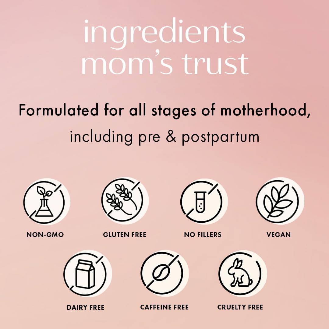 Boobie Relax Mom Pregnancy & Postpartum Stress Support for Women | Breastfeeding Friendly Calm Mood Supplement with Adaptogens | 60 Capsules - Image 5