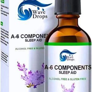 "Sleep Aid Drops Special Formula with Valerian Root, Melatonin, Chamomile, Lavender, Rhodiola Rose, and Vitamin B6 Sleep Support