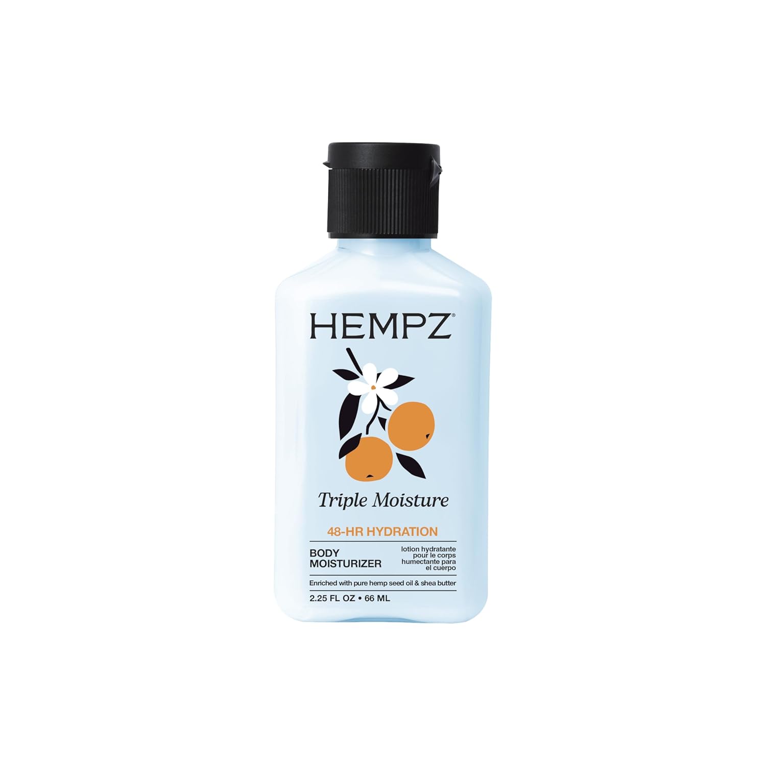 Hempz Sensitive Skin Herbal Body Moisturizer with Oatmeal, Shea Butter for Women and Men,2.25 oz. -Premium,Soothing Body Lotion with Hemp/ Cocoa /Mango Seed for Dry Skin -Skin Care Products