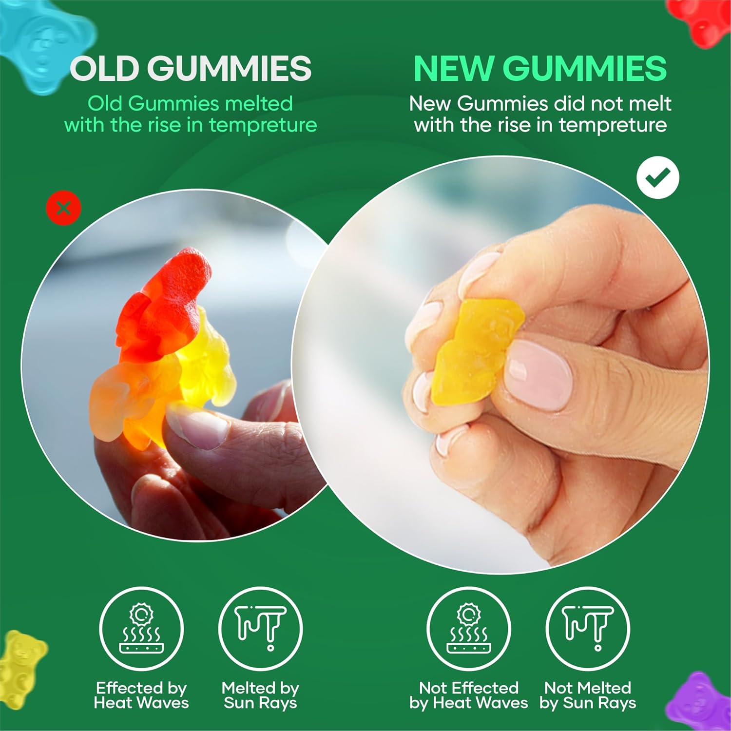 Mushroom Gummies – 10 Mushroom Complex with Lion’s Mane, Reishi, Chaga, Cordyceps & More – Fruity Vegan Gummies – Non-GMO, Gluten-Free, Plant-Based – 6 Packs - Image 5