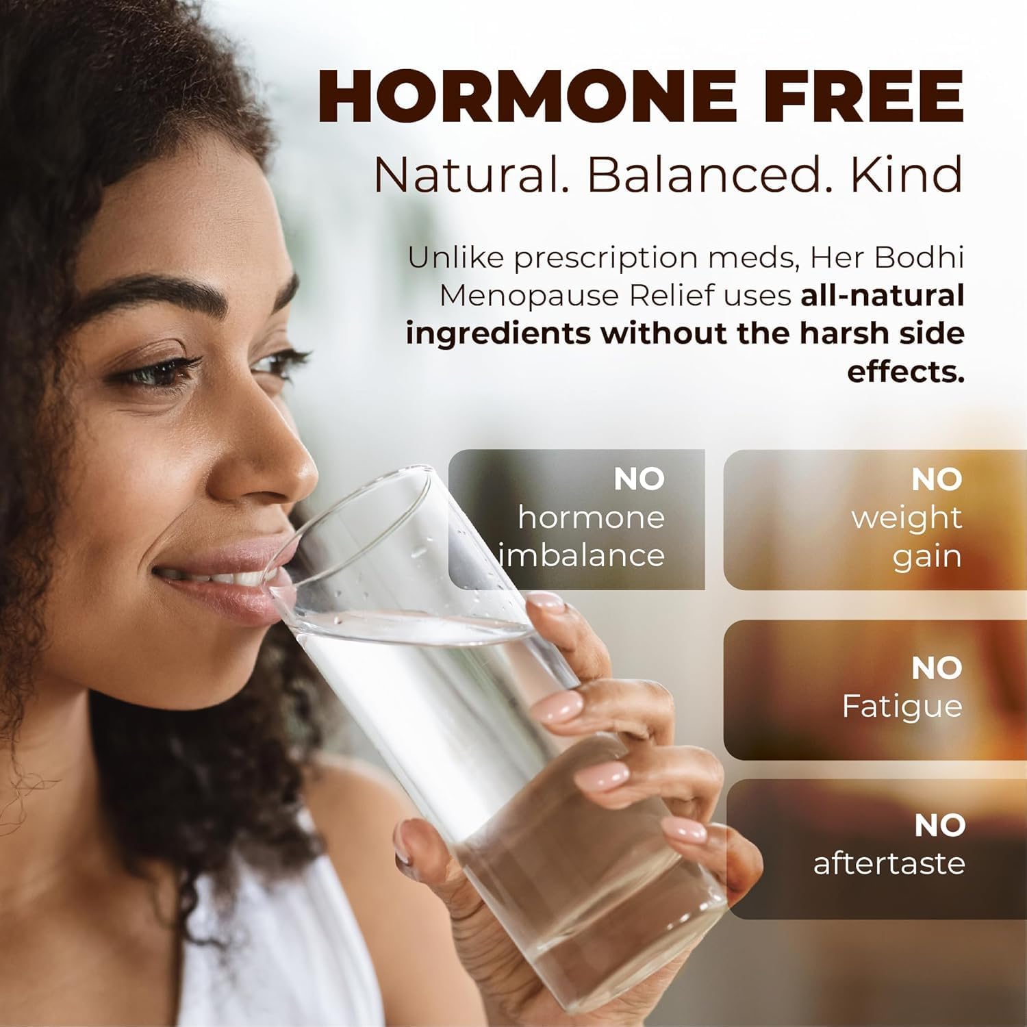 Her Bodhi Meno- Menopause Hormonal Balance for Women, Estrogen Soy Isoflavones Menopause Supplement for Women, Ashwagandha, Black Cohosh Hot Flashes Menopause Relief, Night Sweats Relief 60Caps - Image 4