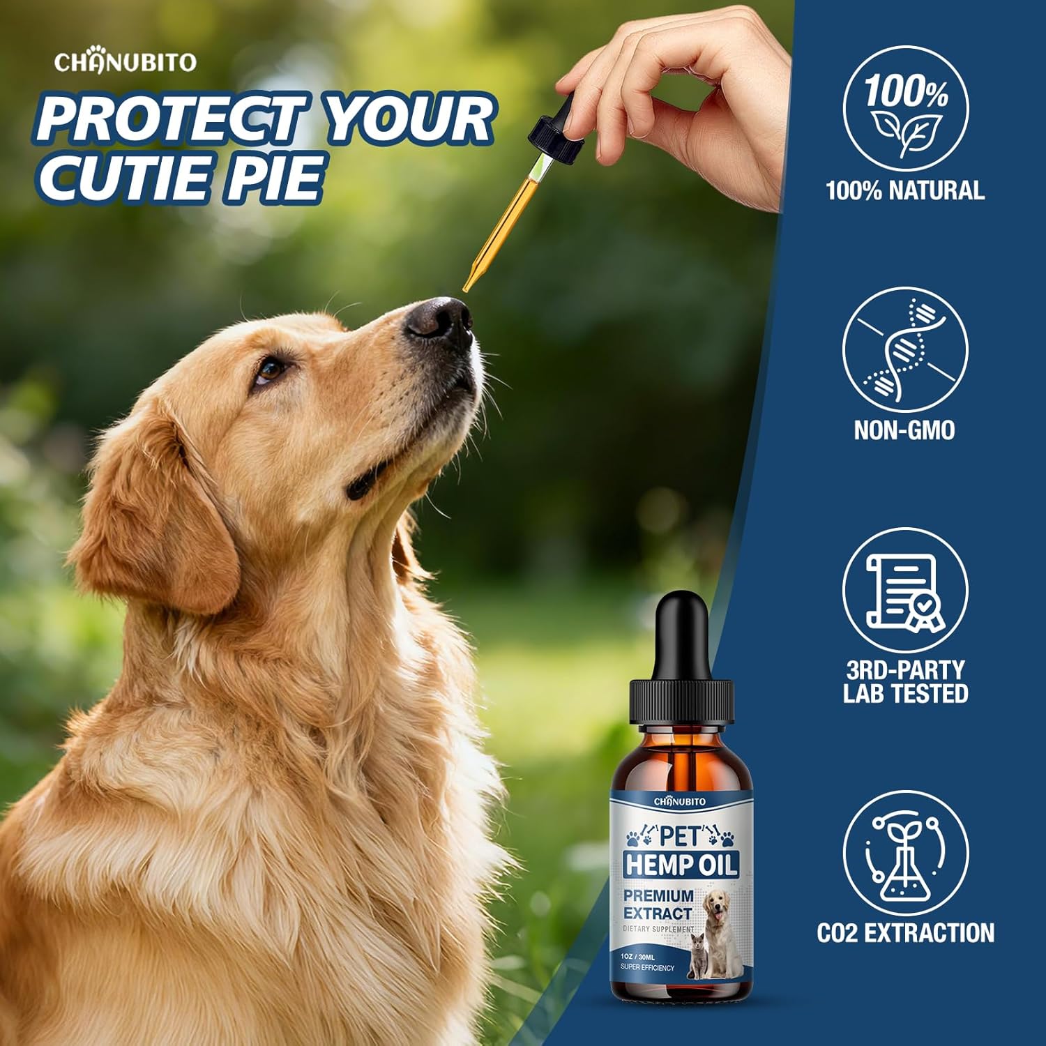 Pets Oil Help Oil for Dogs Cats, Hammer Help with Relieves Pаin, Anxiеty, Inflammation, Aggrеssive Rеlax, Suppоrt Skin Hеalth, Promotes Appеtite-Hiр & Jоint - Image 5