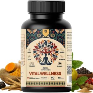 Calm Energy Supplement for Busy Professionals – Stress Relief & Focus Support | No Jitters No Crash | Natural Formula for Work Productivity | 60 Capsules