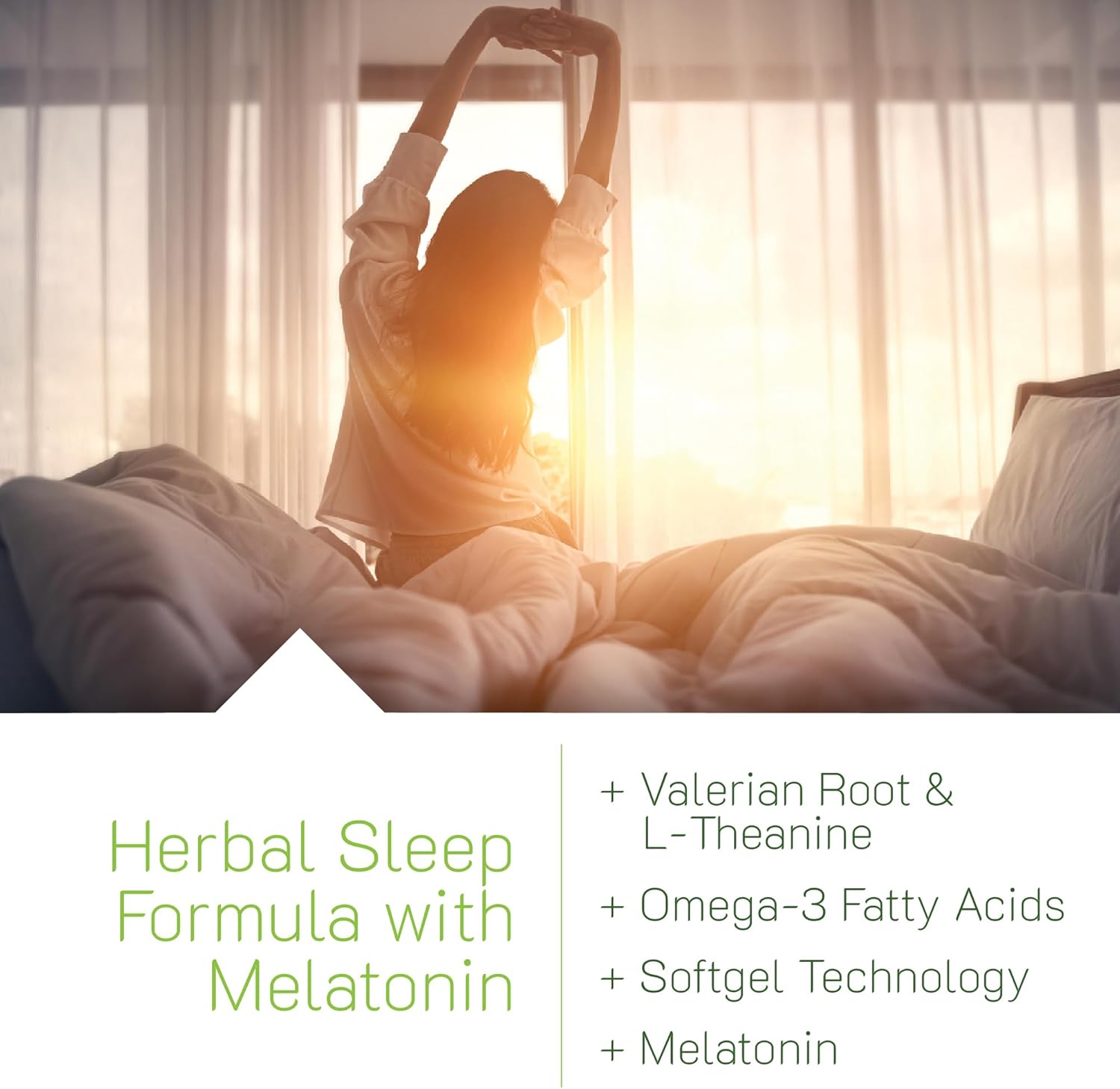 Irwin Naturals Power to Sleep PM – Natural Sleep Aid with Melatonin, Ashwagandha, Valerian, GABA & L-Theanine – Promotes Relaxation, Restful Sleep & Healthy Sleep Cycle – 120 Liquid Soft-Gels (2 Pack) - Image 4