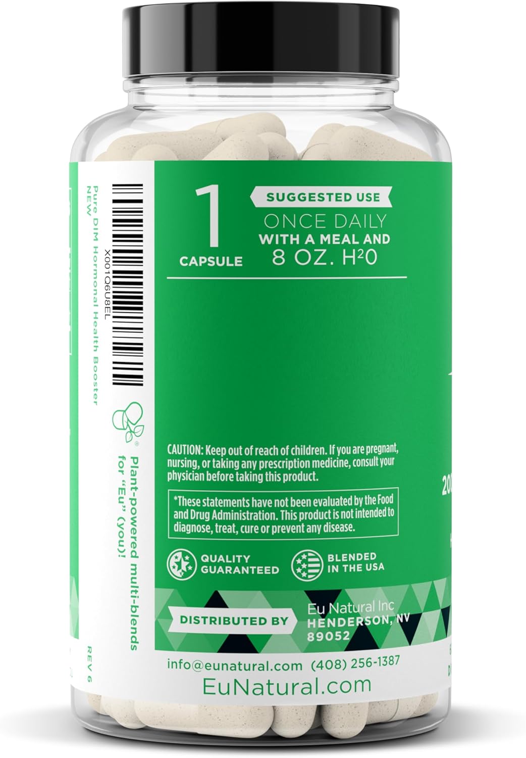 DIM Supplement Pure 200 Mg for Women or Men - Estrogen Hormone Balance Supplement for Energy, Fatigue, Stress, Menopause, Hot Flashes - Enhanced Bioavailability BioPerine - 60 Vegan Soft Capsules - Image 9