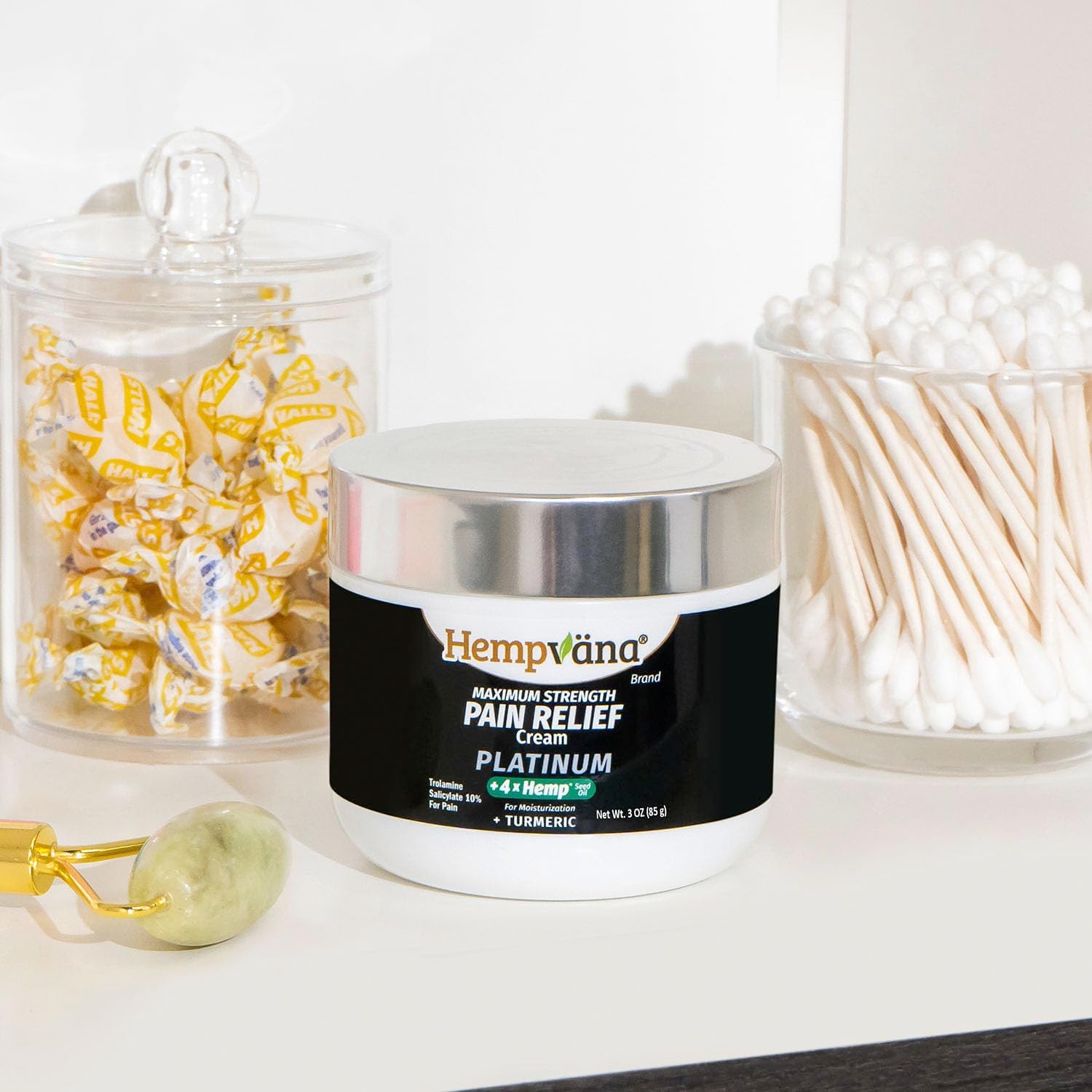 Hempvana Platinum Maximum Strength Relief Cream 4X Hemp for Muscles, Joints, Back, Knees, Shoulders, Neck, Elbows, Hands, Feet. AS SEEN ON TV. Odor-Free, Non-Greasy, Quickly Absorbs, 4X More Hemp - Image 7