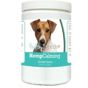 Healthy Breeds Jack Russell Terrier Hemp Calming Soft Chews for Dogs 120 Count