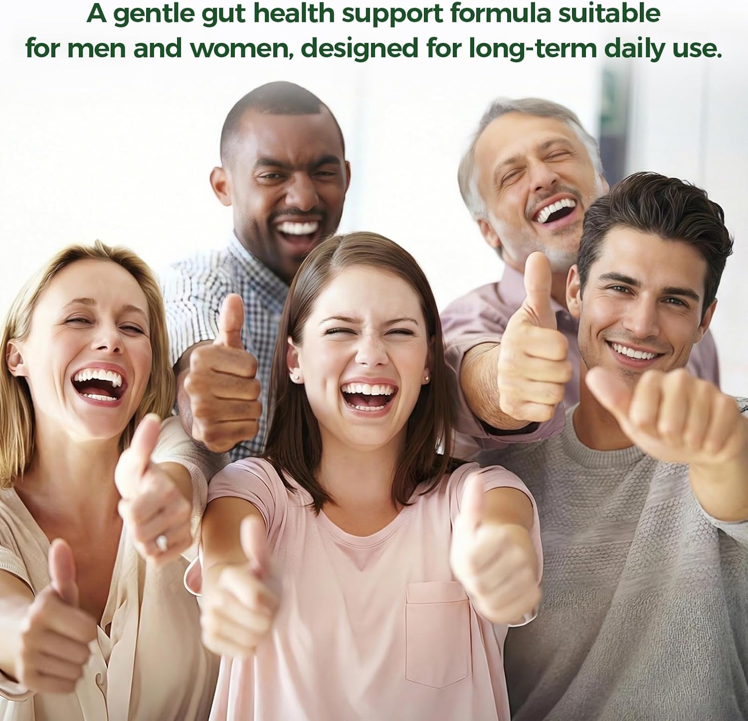 GREENPEOPLE Digestive Enzymes for Women & Men - Gentle Gut Health & Cleanse Capsule with Slippery Elm, Chlorophyll, Spirulina, Probiotics Complex - Complete Sensitive Gut Supplement 60 Count 2 Packs - Image 9
