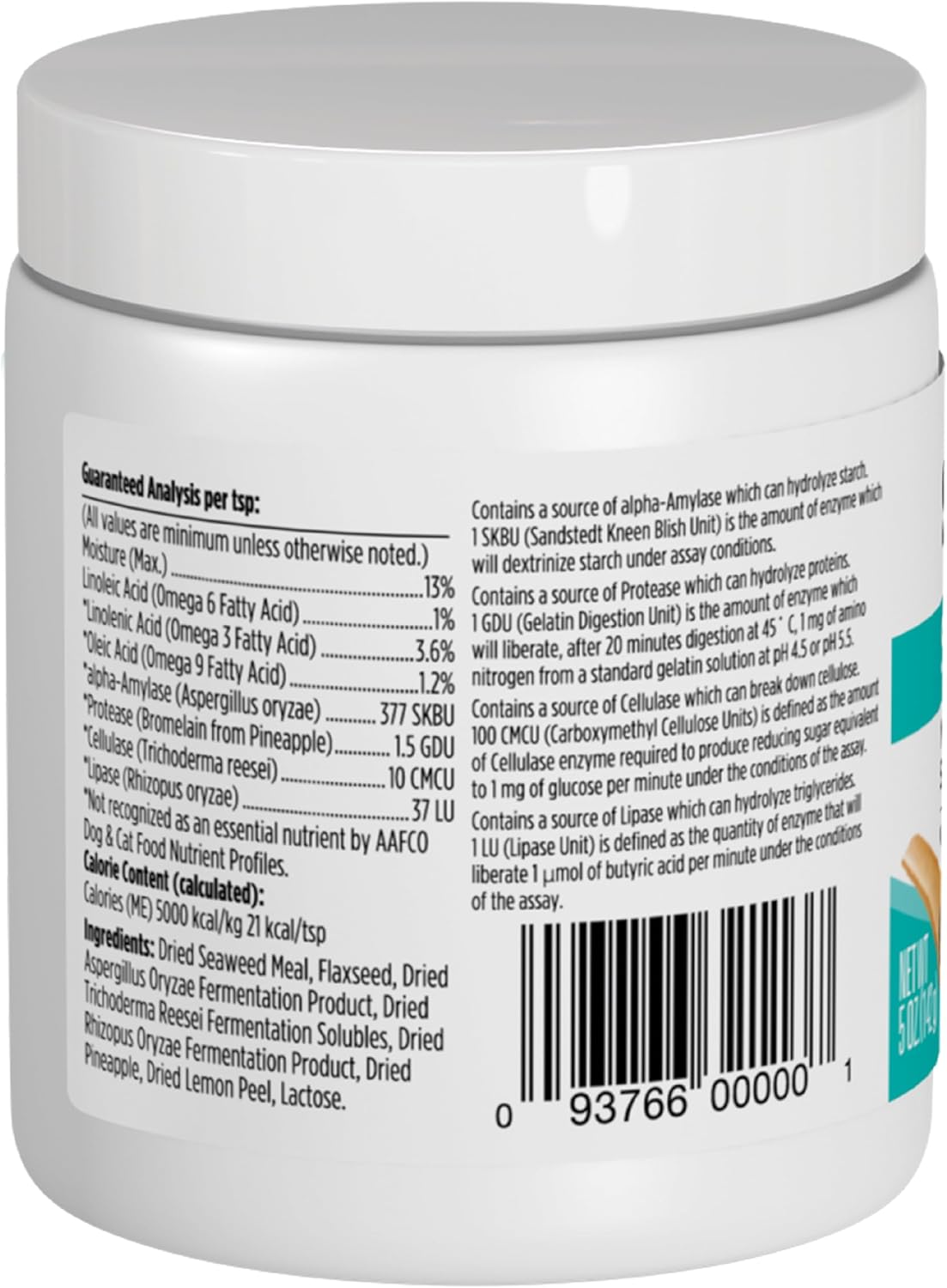 Solid Gold Cat & Dog Multivitamin Powder - Kelp Powder, Omega 3 & Vitamins for Dental, Digestive, Immune, Skin & Coat Health - Multi Vitamin for Dogs & Cats - Cat & Dog Food Additive Supplement - 5oz - Image 8
