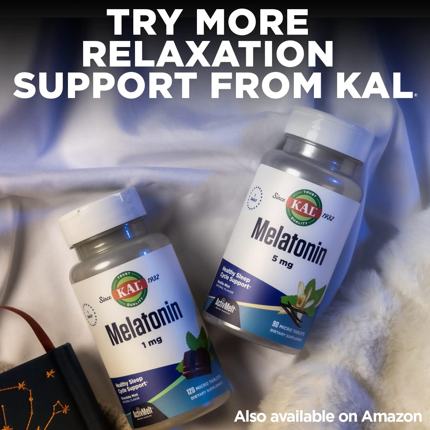 KAL Melatonin 5mg Sleep Aid Lozenges, Melatonin Supplement Supports Sleep Quality, Calming Relaxation and a Healthy Sleep Cycle, with Added Vitamin B6, Vegetarian, Natural Lemon Flavor, 30 Lozenges - Image 6