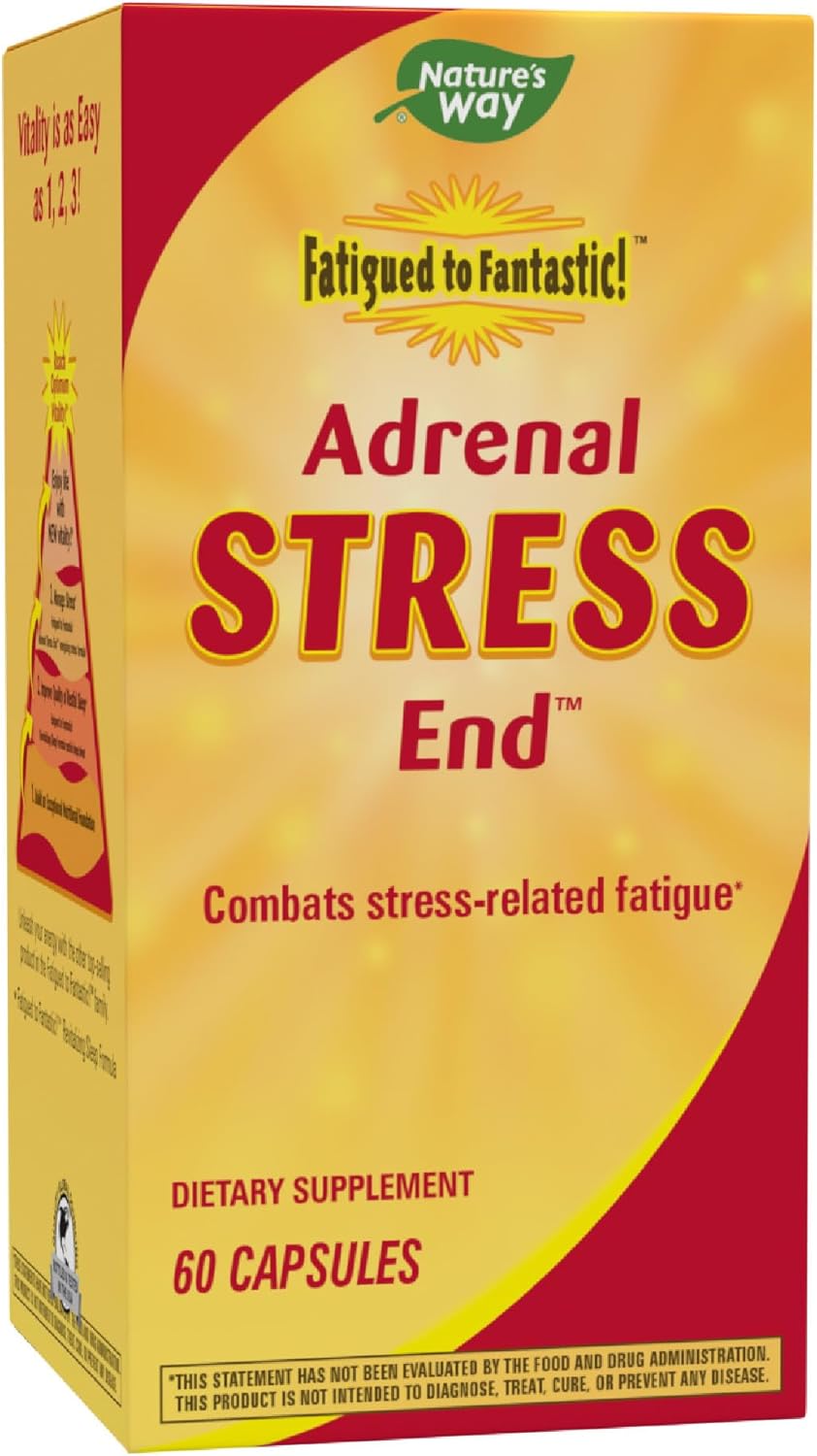Nature's Way Fatigued to Fantastic! Adrenal Stress End, Stress-Related Fatigue Support*, 60 Count
