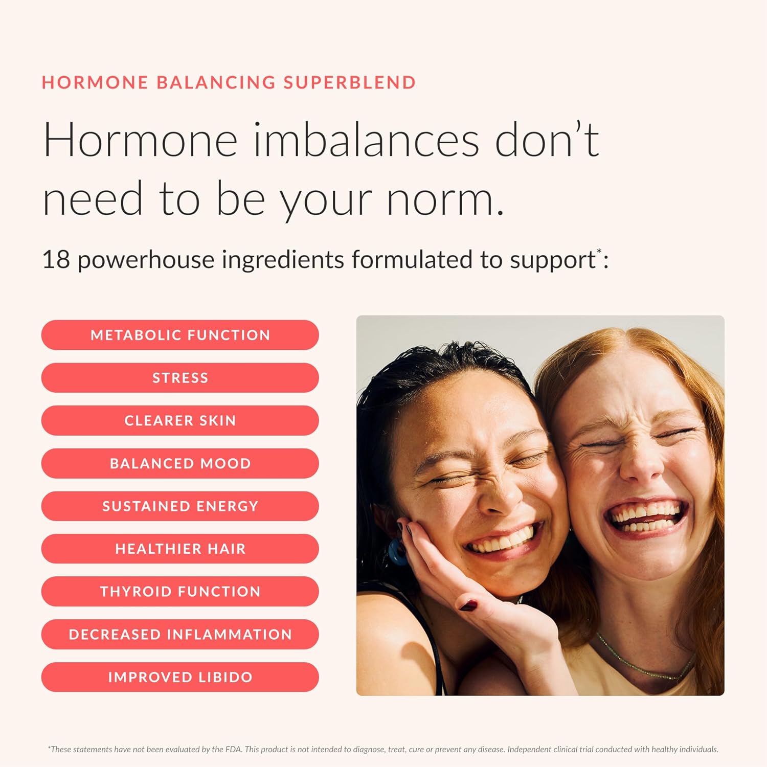 Beam Glow Hormone Balance Supplement for Women – Cortisol Supplement for Women, PMS Relief Supplement, Perimenopause & PCOS Support, Womens Vitamins, Thyroid Support with Ashwagandha & Selenium - Image 3