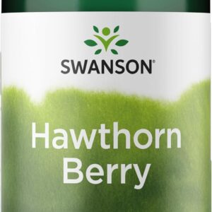 Swanson Hawthorn Berry Full Spectrum Circulation Support Supplement for Heart-Health-Conscious Adults with Antioxidant Flavonoids (250 Capsules, 565 mg Each)