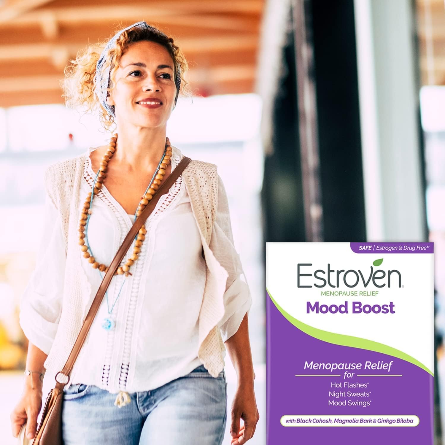 Estroven Mood Boost for Menopause Relief, Helps Reduce Hot Flashes & Night Sweats, Helps Manage Mood Swings, 30 Count - Image 10