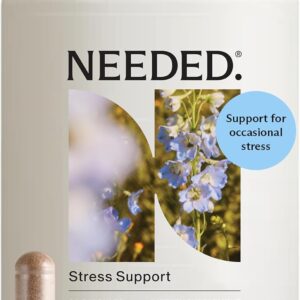 Needed. Stress Support - Herbal Blend Supporting Mood, Energy, and Hormone Balance for Women - Herbal Supplement of Shatavari, Ashwagandha, Rhodiola - Non-GMO - 30 Day Supply - 120 Capsules