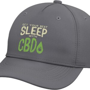 Best Sleep with CBD Vintage Insomnia Hemp Oil Plant Gift Adjustable Baseball Hat