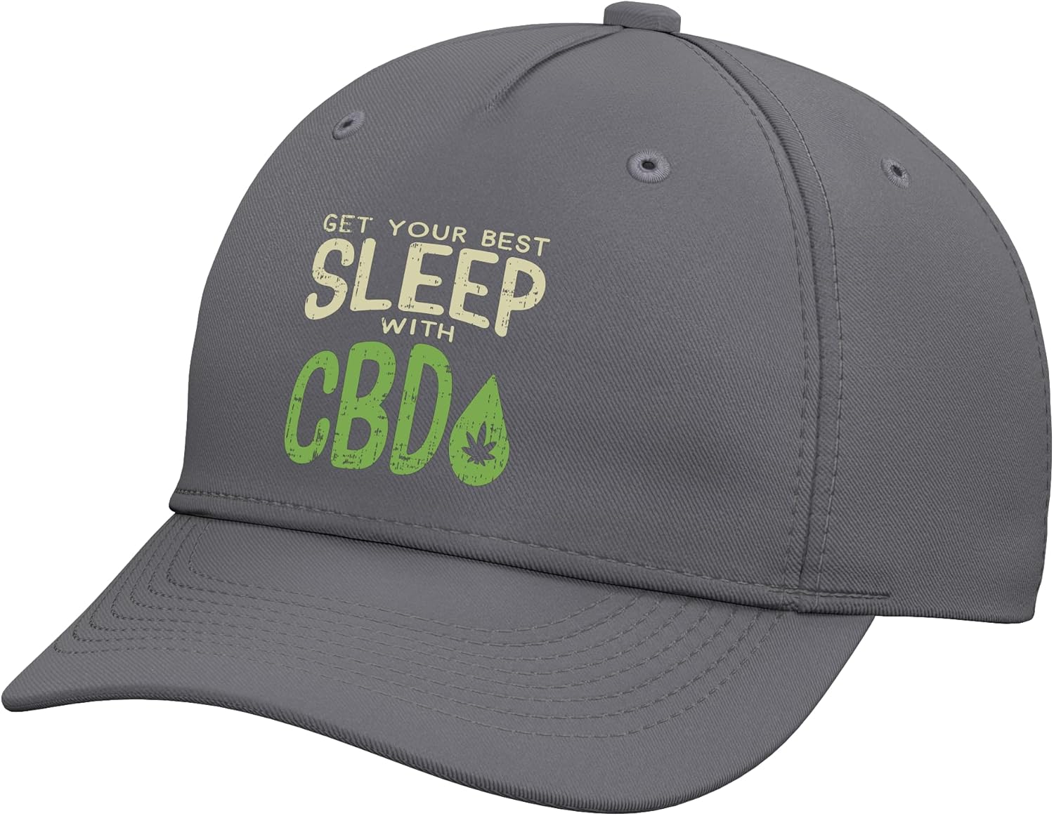 Best Sleep with CBD Vintage Insomnia Hemp Oil Plant Gift Adjustable Baseball Hat
