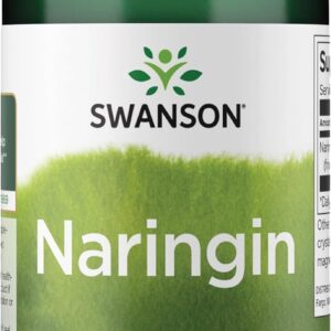 Swanson Naringin Citrus Bioflavonoid Antioxidant Supplement for Adults Seeking Enhanced Vitamin C Benefits - 500 mg (60 Capsules)
