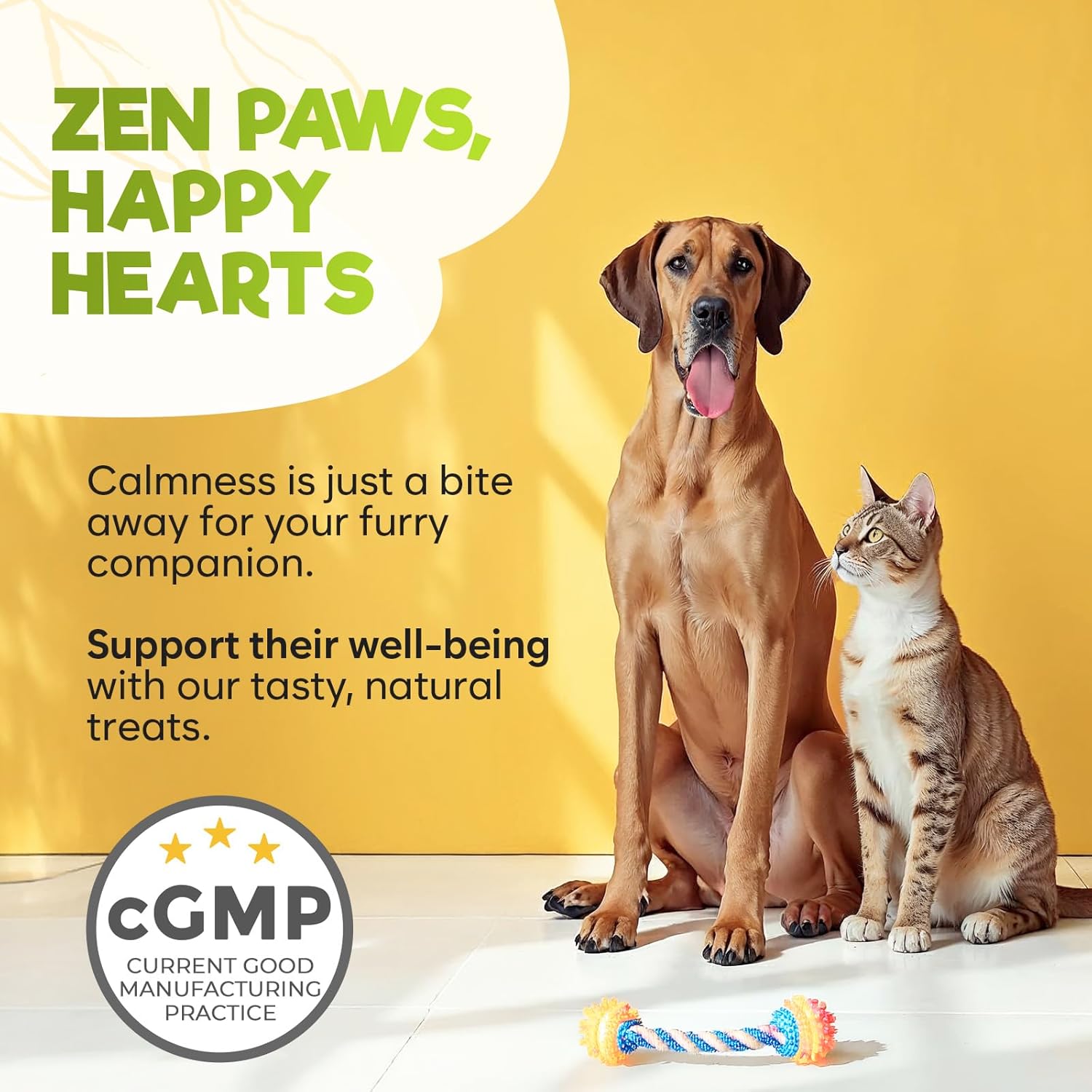 ZENO Hemp Calming Chews for Dogs Anxiety 200 pcs - Beef Flavored - Dog Anxiety Relief - Calming Chews - Melatonin for Dogs - for Stress, Travel, Check-up, Barking or Grooming - Dog Calming Treats - Image 4