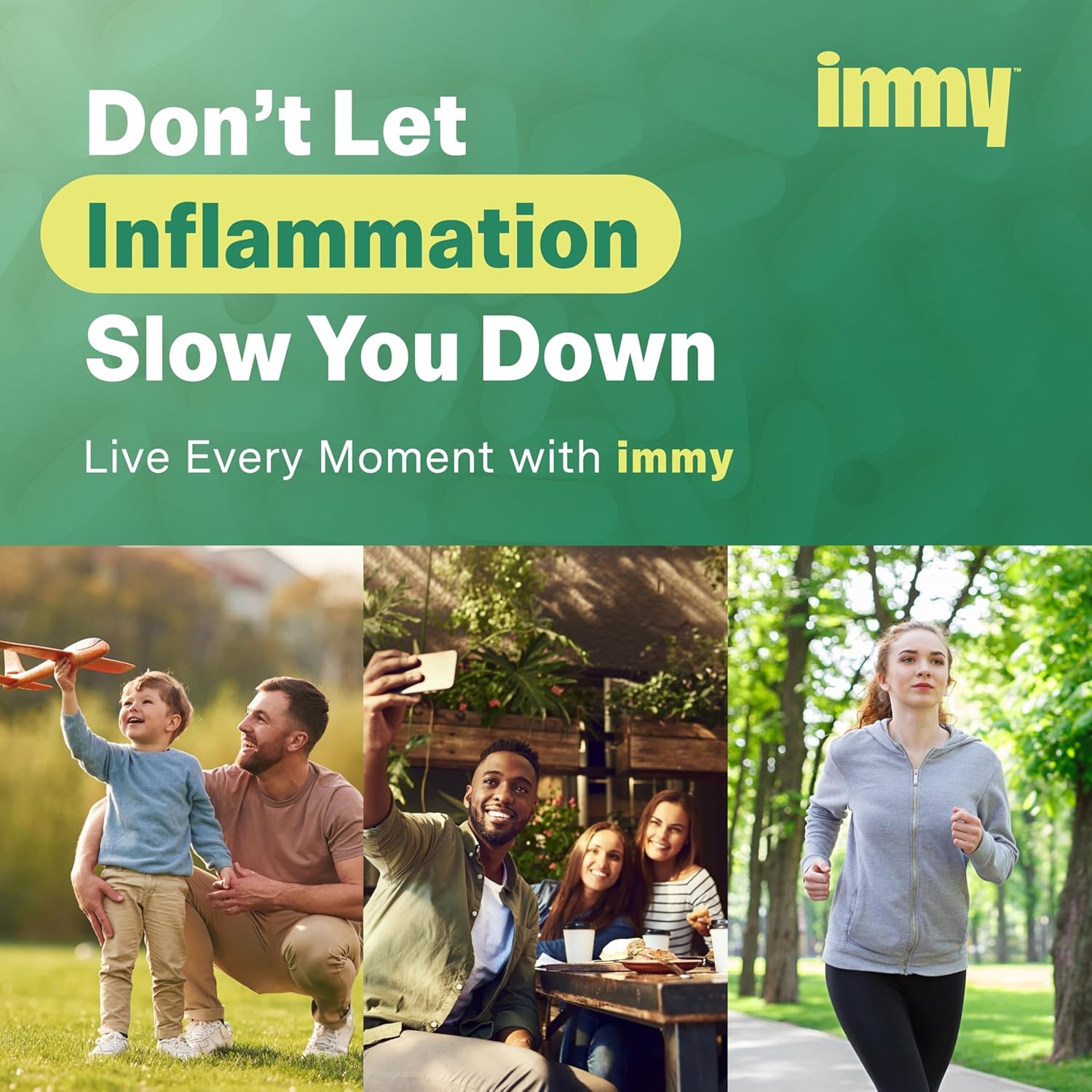IMMY Immune Supplement for Mood Support and Gut Health, 180 ct. - Supports Joint Relief, Focus & Mood Support, Natural Calming Aid - Image 2