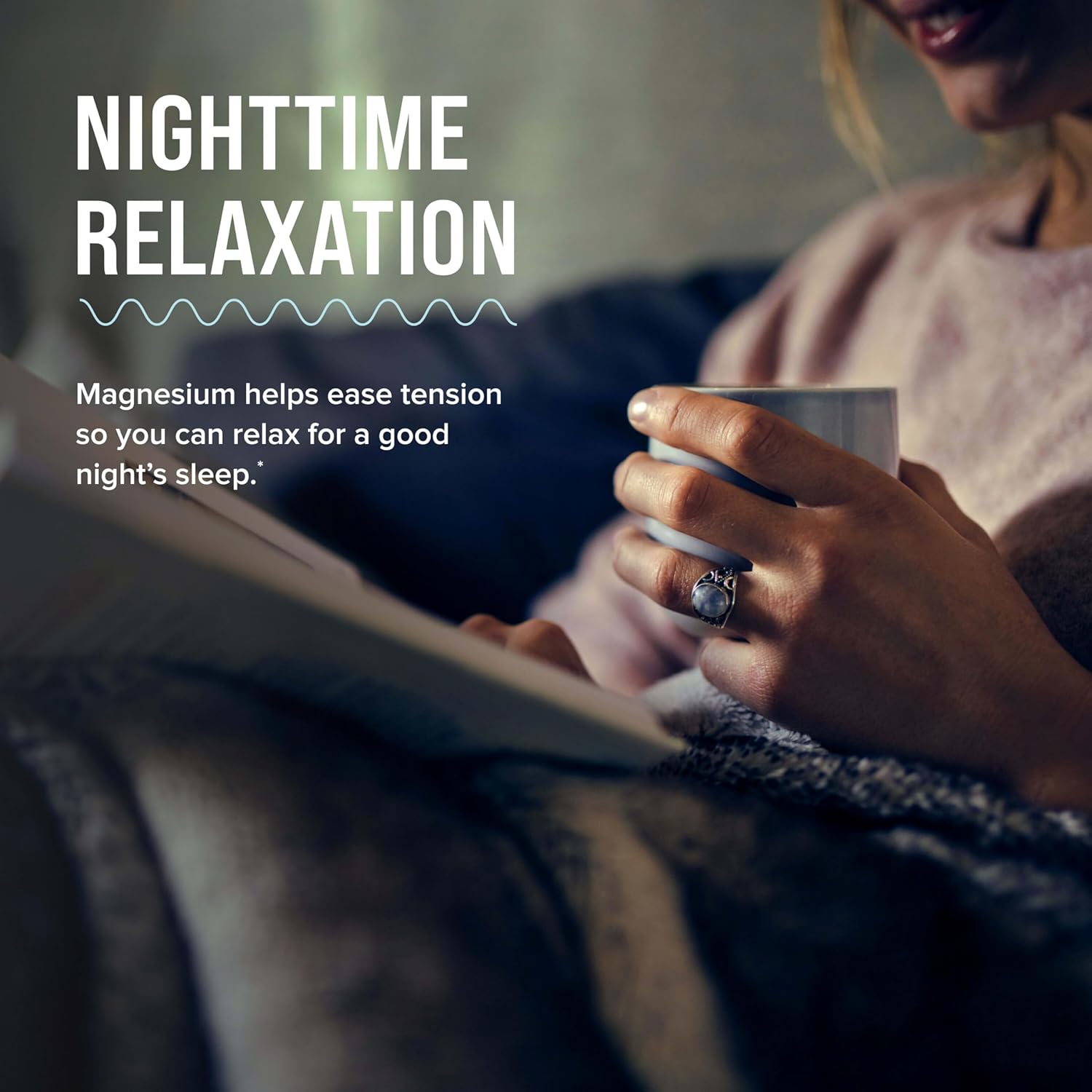 Natural Vitality Calm Mind, Magnesium Citrate + L-Theanine Powder, Supports a Healthy Response to Stress, Gluten Free & Vegetarian, Honey Chamomile, 12 oz. - Image 4