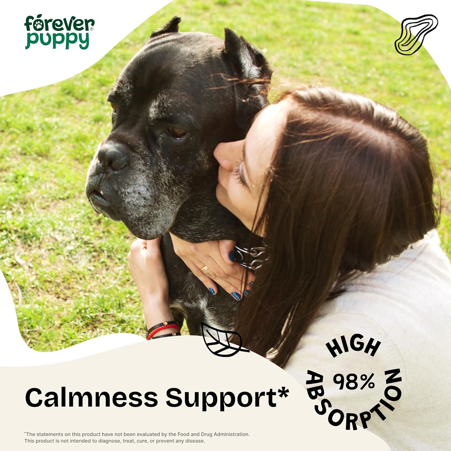 Forever Puppy Dog Calming Drops - Natural Stress & Separation Support - Avena Sativa Oat Extract for Barking, Fireworks & Travel - Brain & Nervous System Wellness - 2 fl oz - Image 2