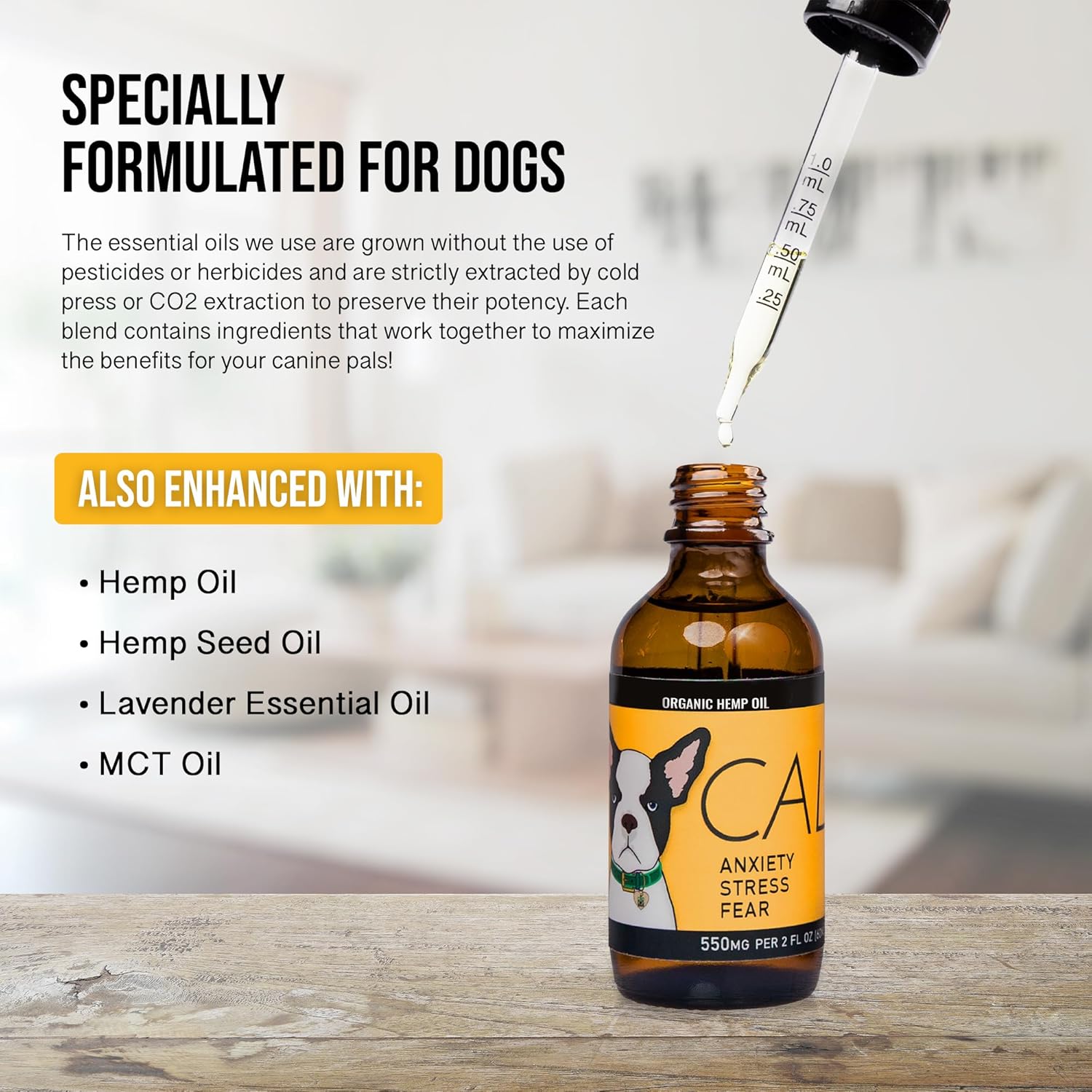 Calm & Clarity Cognitive Support Bundle: Calm Hemp Oil for Dogs (Dog Calming Drops) | MycoDog Clarity Mushroom Extract & Adaptogen Tincture for Emotional, and Mental Wellness - Image 7