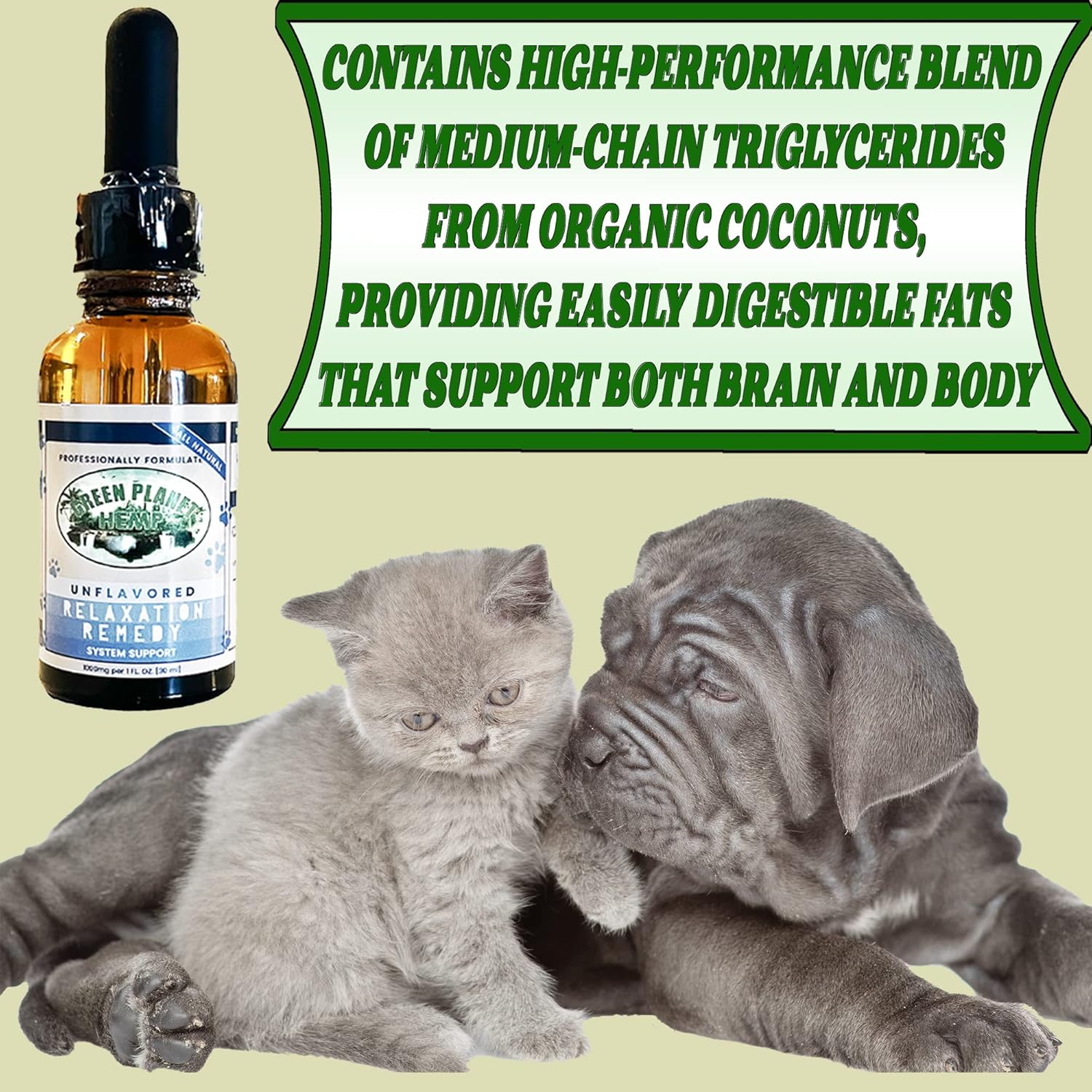 Green Planet Hemp | Free Toy | 1000MG Organic Tincture | Pet Hemp Oil for Dogs and Cats | 100% Natural and Non GMO | Offers your Pet Hip, Joint, and Muscle Support | Aids with Anxiety,Stress, and Pain - Image 5