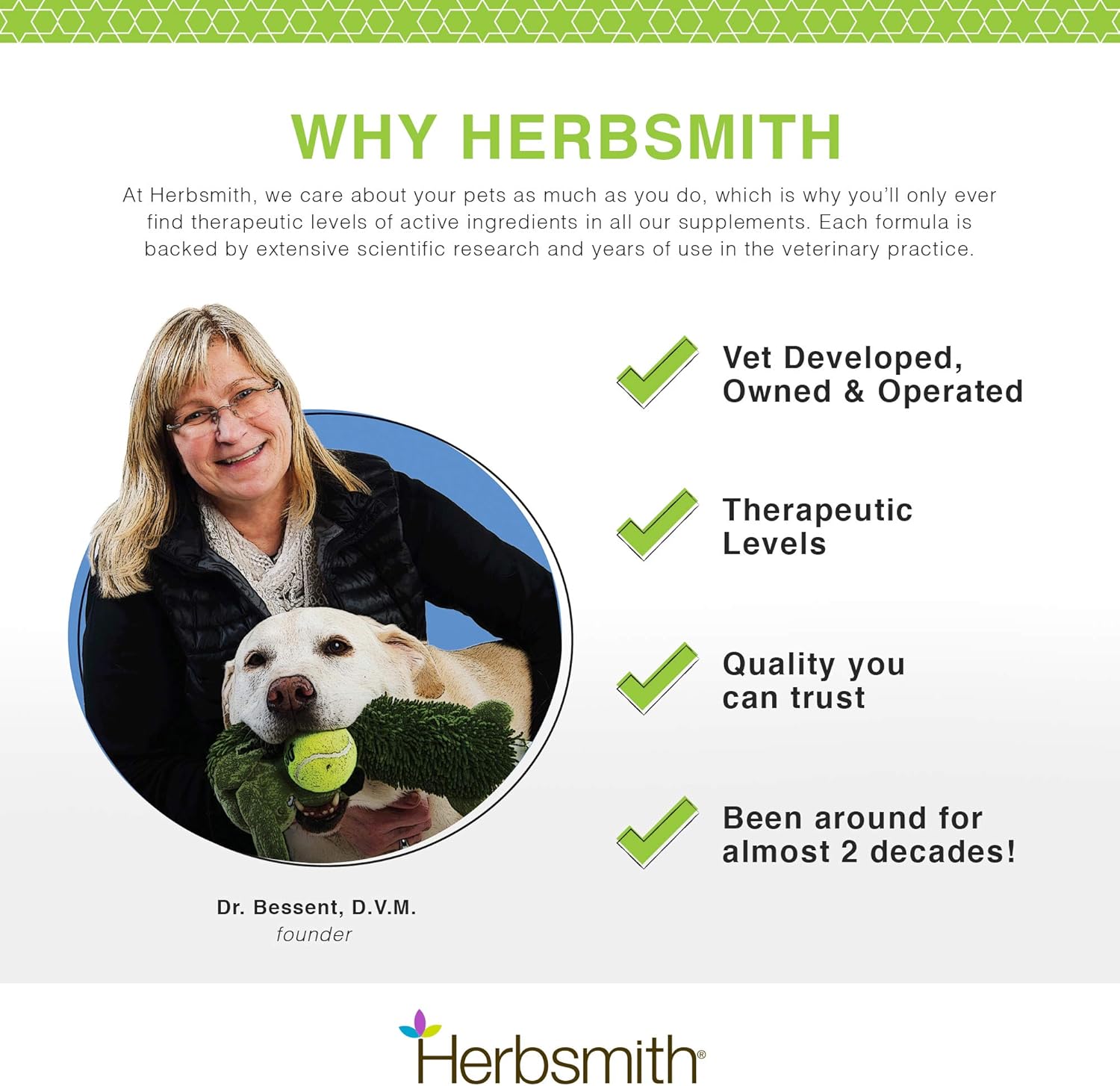 Herbsmith July Third - Canine Calming Chews - Calming Herbs for Dogs - Anxiety Supplements for Dogs - 30ct Large Chews - Image 7