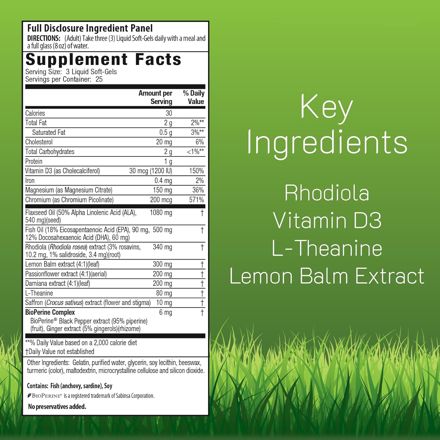 Irwin Naturals Sunny Mood - 75 Liquid Soft-Gels - Image 2