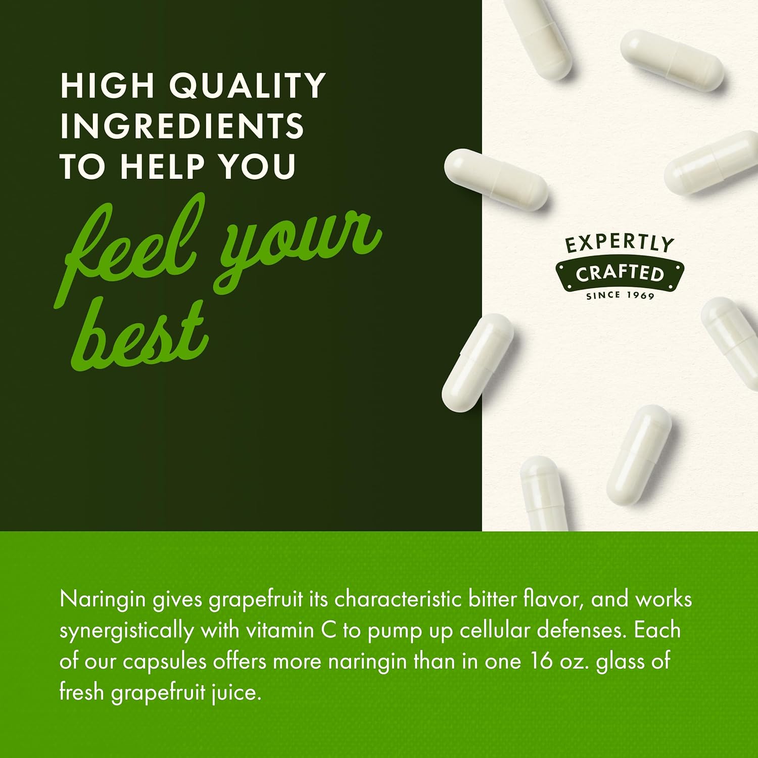 Swanson Naringin Citrus Bioflavonoid Antioxidant Supplement for Adults Seeking Enhanced Vitamin C Benefits - 500 mg (60 Capsules) - Image 5