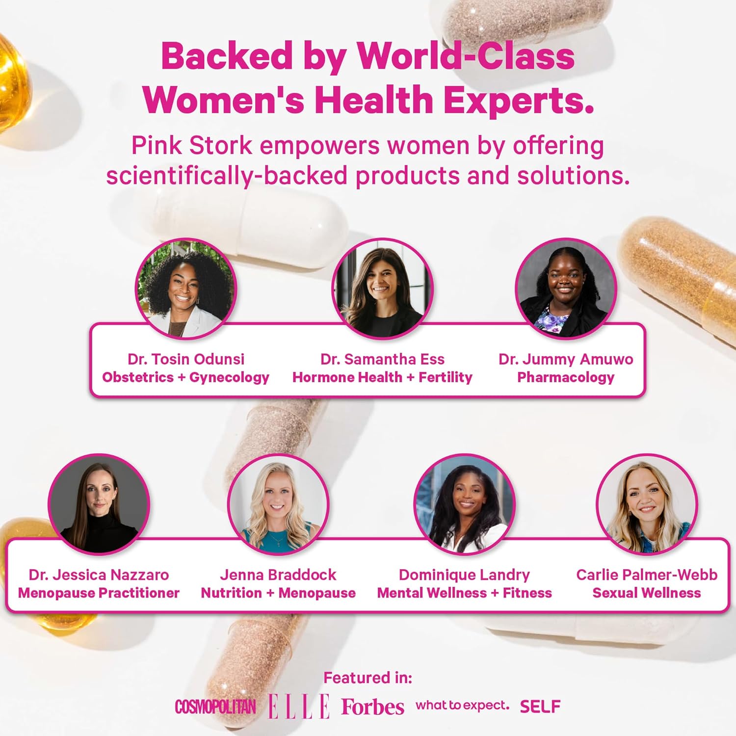 Pink Stork Postpartum Mood Support - Postnatal Hormone Balance for Women - Breastfeeding Friendly - Stress & Cognitive Support, New Mom Essentials - Ashwagandha, Chamomile, Vitamin D, 60 Capsules - Image 7