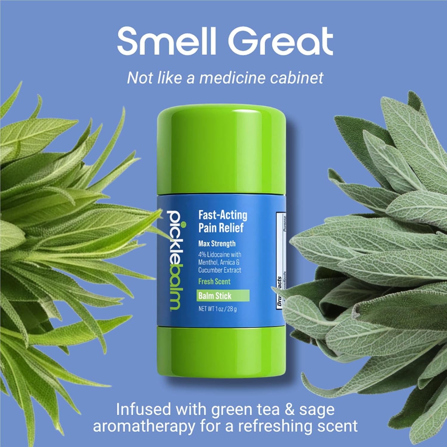 PickleBalm Pickleball In-Game Muscle Pain Relief Balm Stick with 4% Lidocaine, Arnica, Menthol, Cucumber Seed Extract for Shoulders, Knees, Wrists, and More, 1oz Stick - Image 5