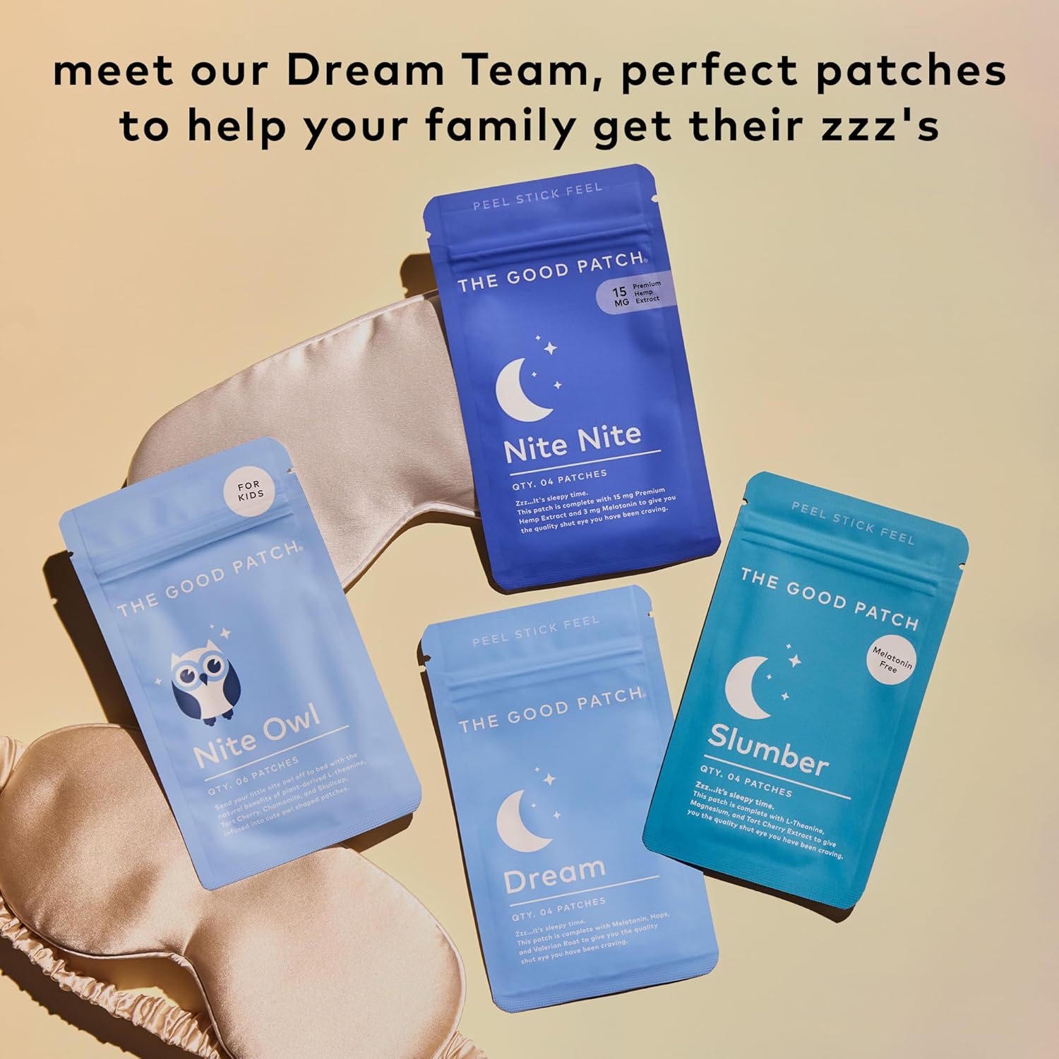 The Good Patch Slumber Sleep Patch Support, Melatonin Free, Sustained Release, Natural Patch with L-Theanine, Magnesium, Tart Cherry Extract, Plant Powered Wearable Wellness (24 Total Patches) - Image 7