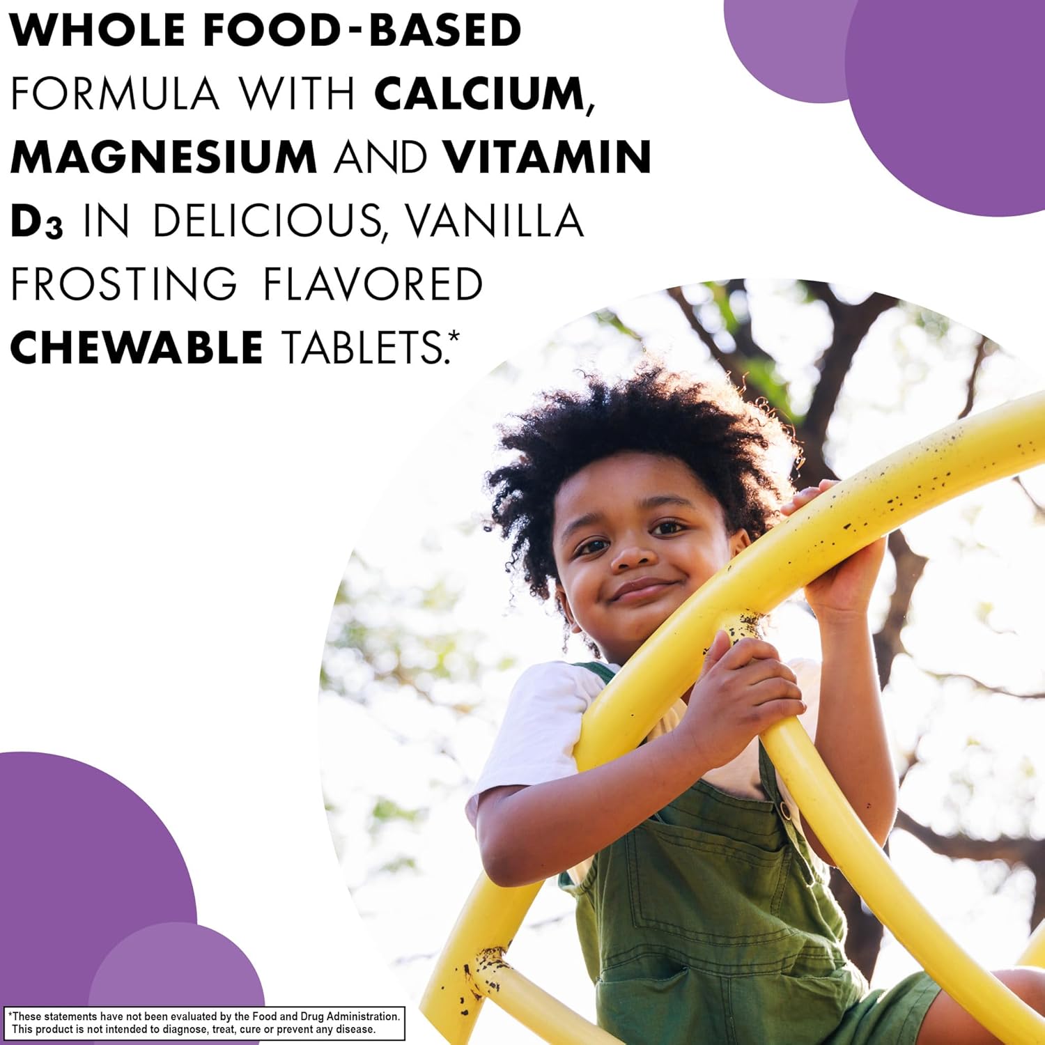 BlueBonnet Super Earth Rainforest Animalz Calcium Magnesium and Vitamin D3 Chews, Natural Vanilla Frosting, White, 90 Count (Pack of 2) - Image 4