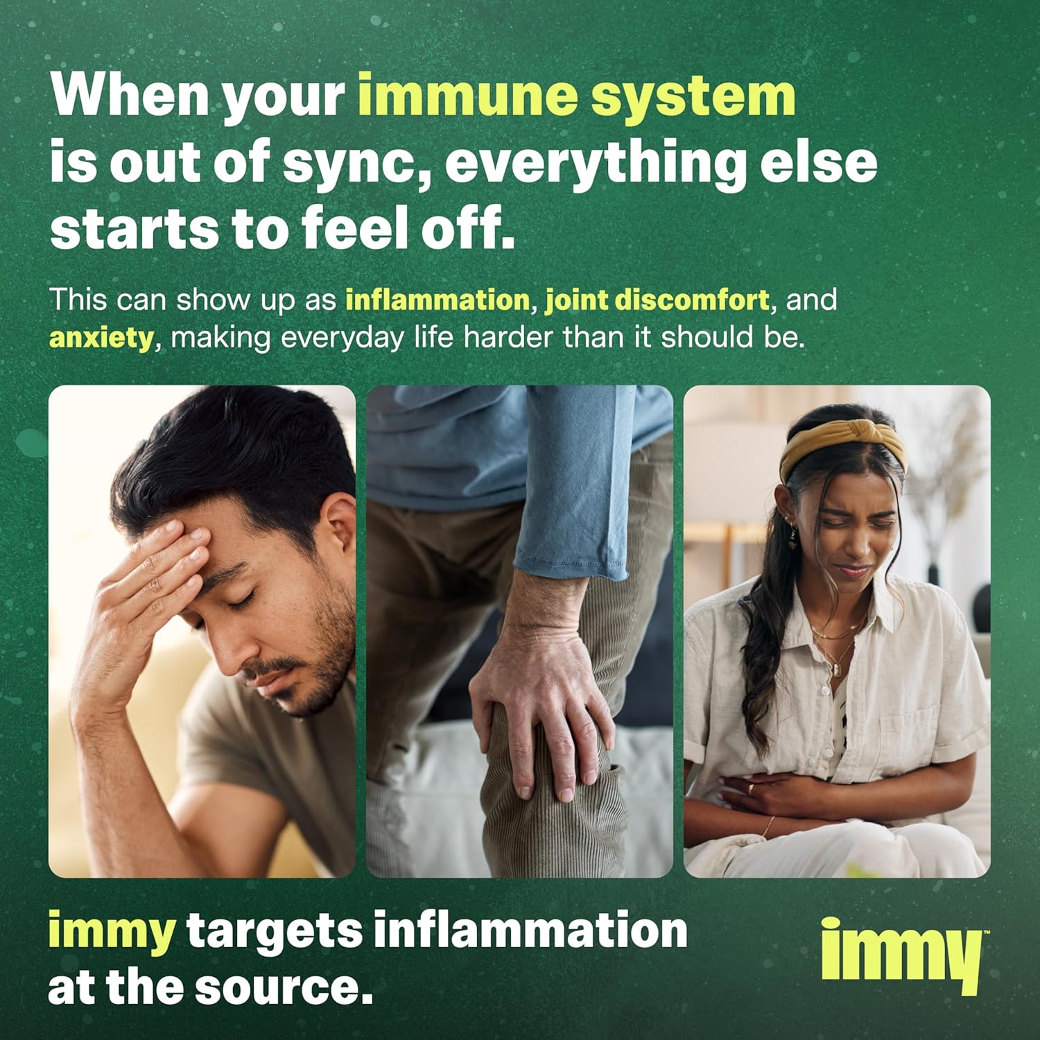 IMMY Immune Supplement for Mood Support and Gut Health, 180 ct. - Supports Joint Relief, Focus & Mood Support, Natural Calming Aid - Image 4